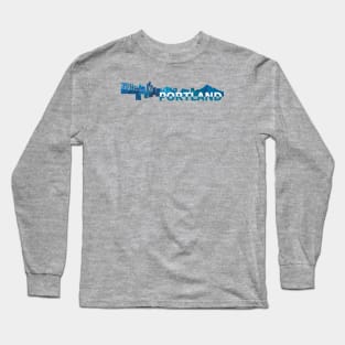 Portland Skyline Long Sleeve T-Shirt